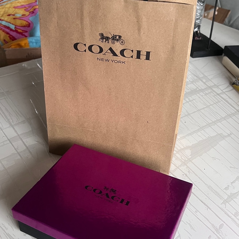 2Pc Coach Purple Gift Box Set